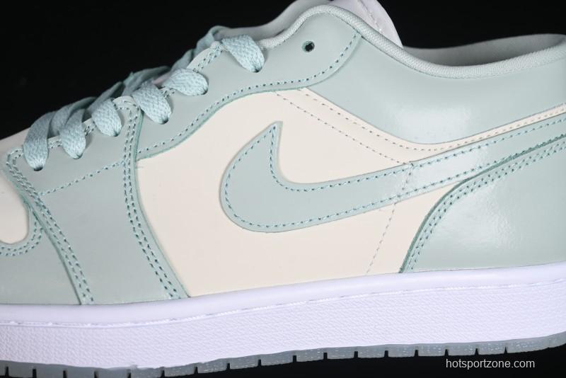 Nike Air Jordan 1 Low AJ1 Amber Green Low-Top Casual Sneakers - HF4078-100