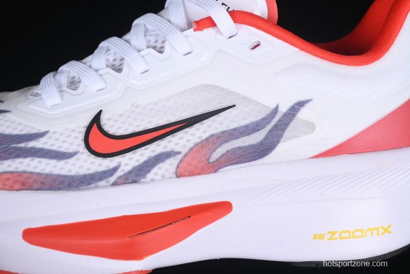 Nike Zoom Fly 6 Lightweight Responsive Running Shoes with Flyknit and Carbon Fiber Plate - HQ3498-100