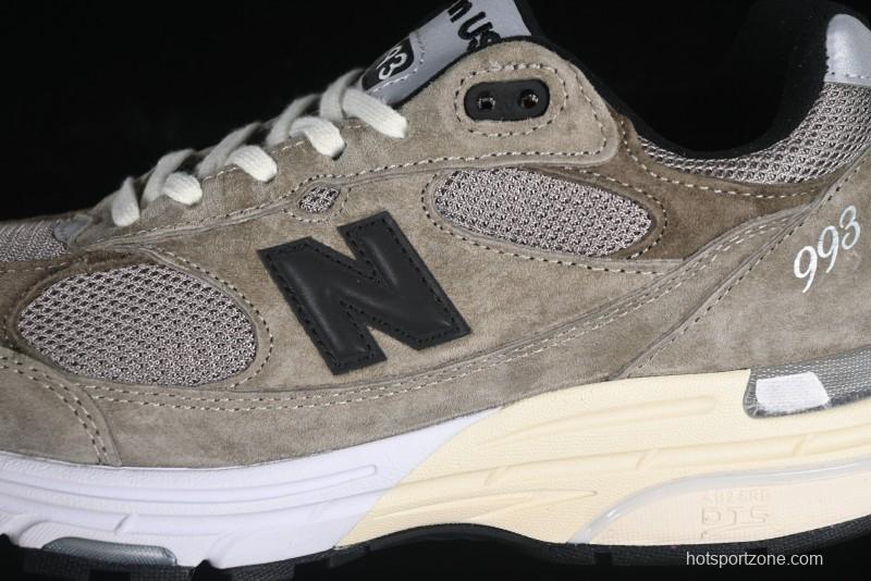 New Balance Made In USA M993 Series Classic Retro Casual Running Shoes with Heritage Design - U993JJ