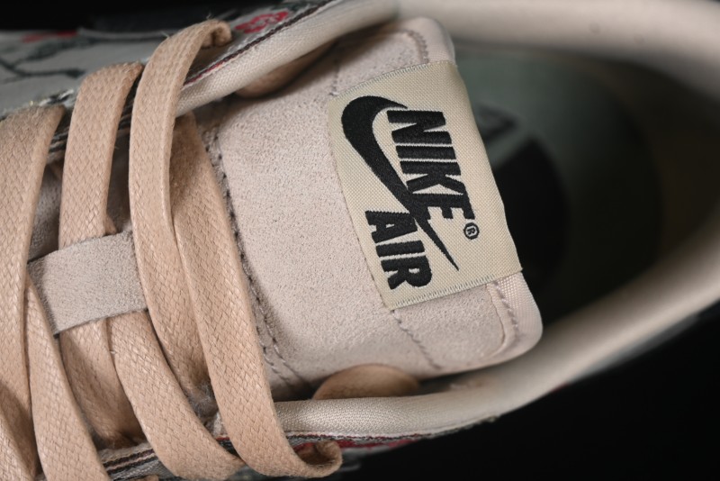 Nike Air Jordan 1 Low OG "Oatmeal" Rui Hachimura Collaboration Casual Sneakers - HV8293-100