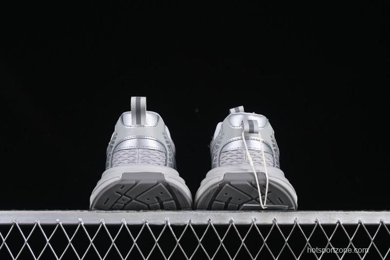 GG-CC Casual Running Shoes with Asymmetrical Design - 5509 Silver
