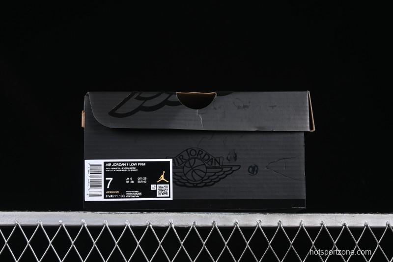 Nike Air Jordan 1 Low AJ1 Mismatched Swoosh Casual Sneakers - HV4511-133