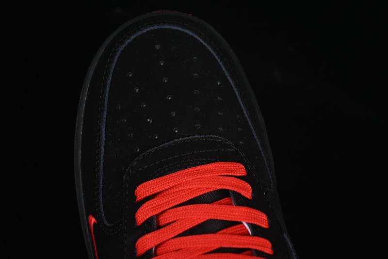 Nike Air Force 1'07 Low Stussy Collaboration Passion Orange Low-Top Casual Sneakers - DF0188-044
