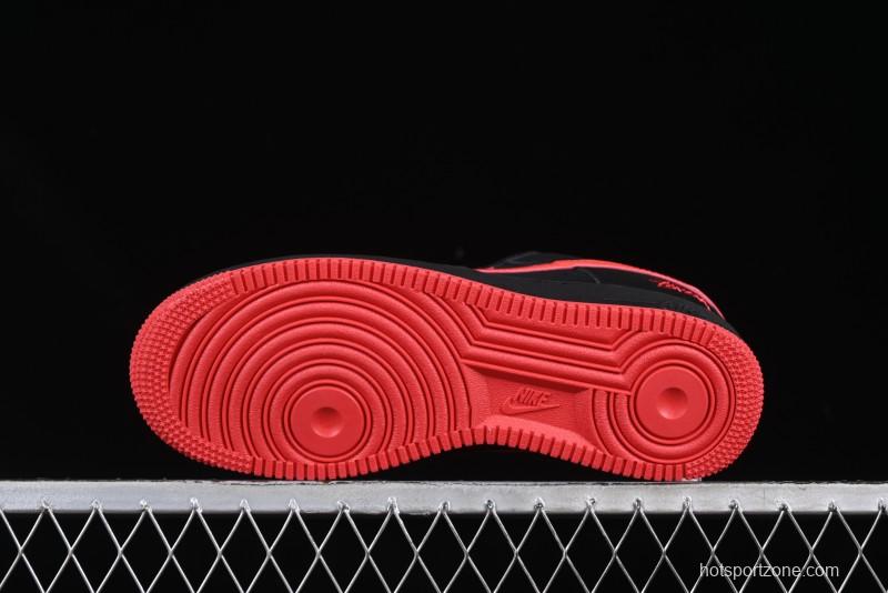 Nike Air Force 1'07 Low Stussy Collaboration Passion Orange Low-Top Casual Sneakers - DF0188-044