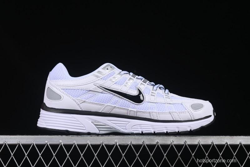 Nike P-6000 Premium Retro Casual Sneakers with Multi-Layer Design - CD6404-107