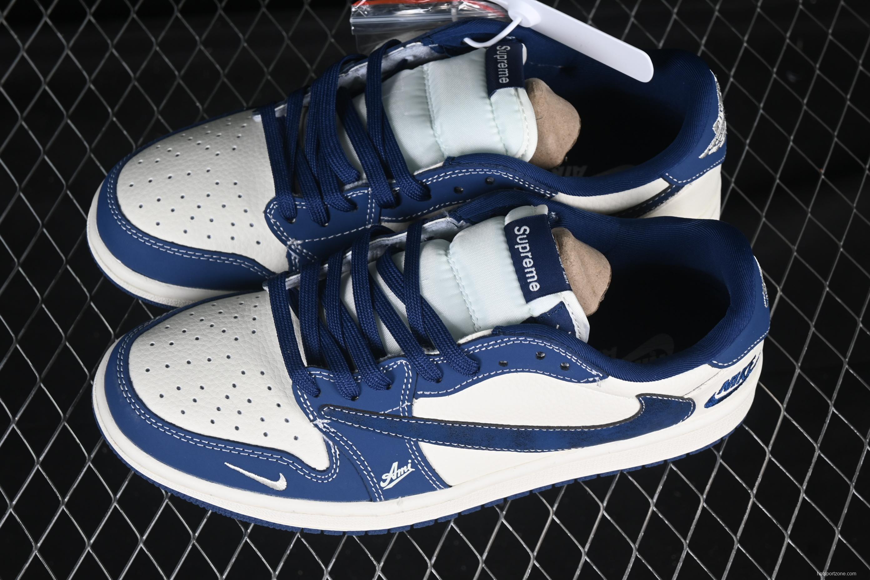 Nike Travis Scott x Fragment Design x Air Jordan 1 Low OG SP Casual Sneakers - XS2024-022