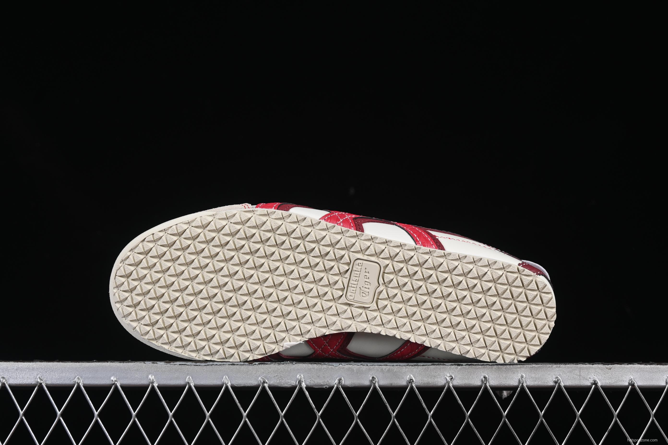 Onitsuka Tiger Mexico 66 Low-Top Leather Sneakers for Casual Running - 1183C391-100