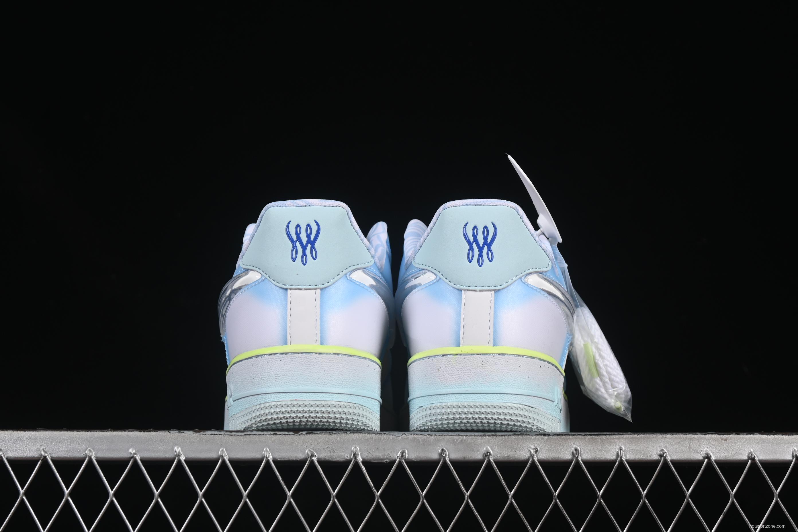 Nike Air Force 1'07 Low Jelly Blue Casual Sneakers - HJ4399-400