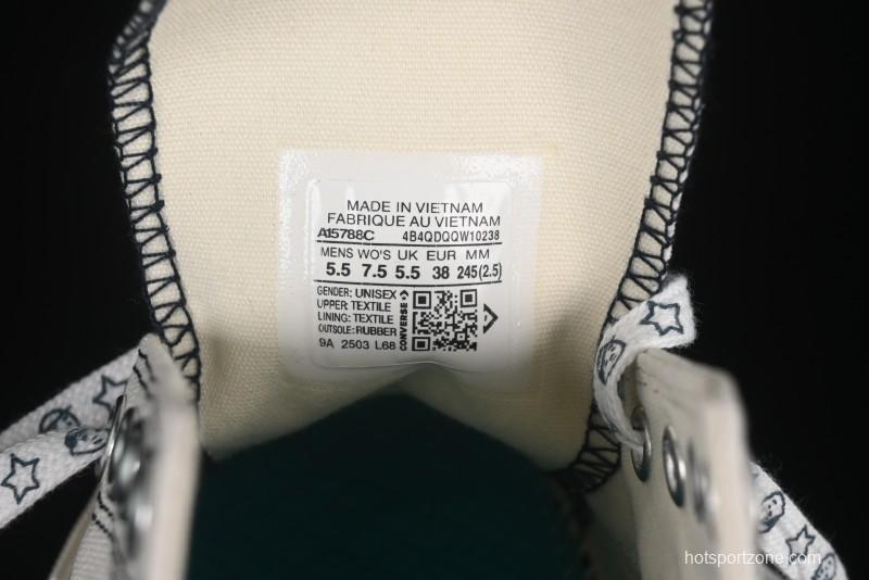Converse Noritake x Chuck Taylor All Star 1970s Low Top Canvas Sneakers with Hand-Drawn Elements - A15788C