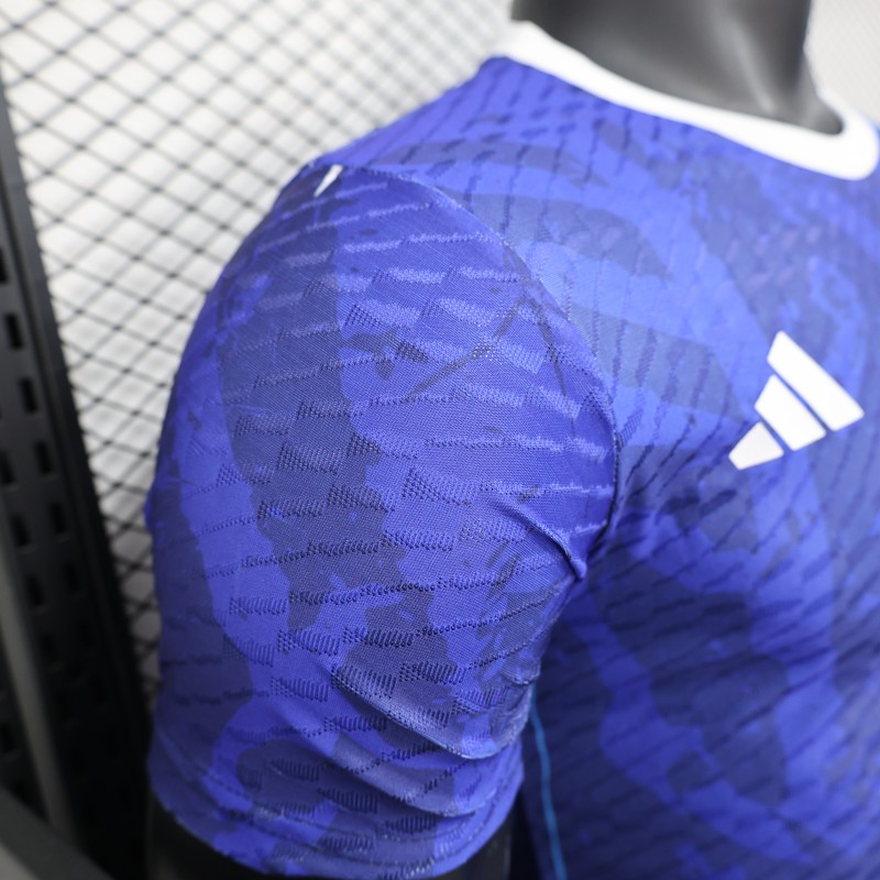 Player Version 2025 Japan Blue Jersey with Owl Design