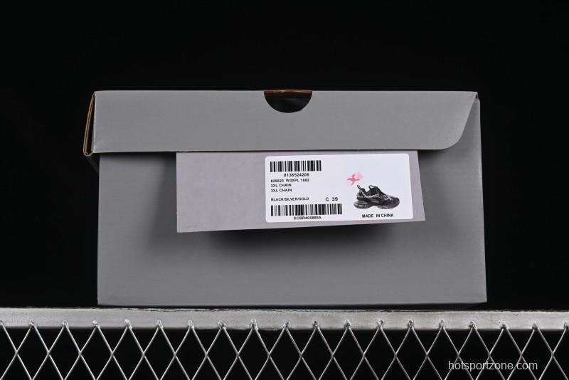 Balenciaga Phantom Sneaker 3XL Running Shoes with Transparent Heel Strap - W3XPL1882