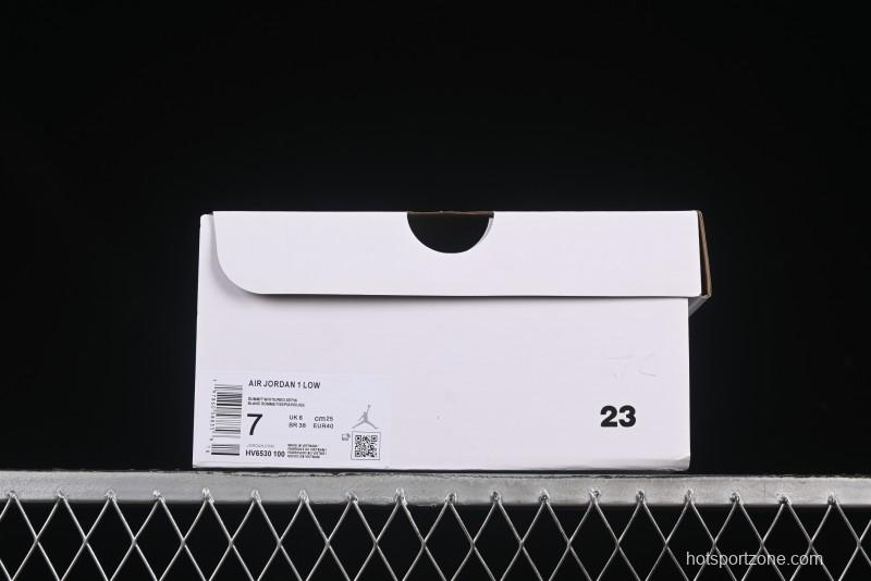 Nike Air Jordan 1 Low AJ1 Cream White Low-Top Casual Sneakers - HV6530-100