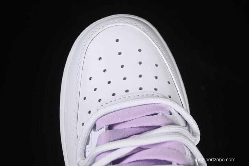 Nike Air Force 1'07 Low Purple Chanel-Inspired Casual Sneakers - DH9999-556