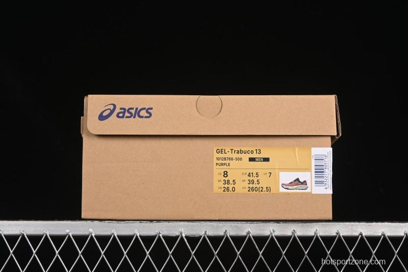 Asics Gel-Trabuco 13 Retro Breathable Casual Shoes with Cushioning for Men - 1012B768-500