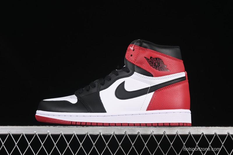 Nike Air Jordan 1 High Retro OG Basketball Shoes with Black Toe Design - 555088-125