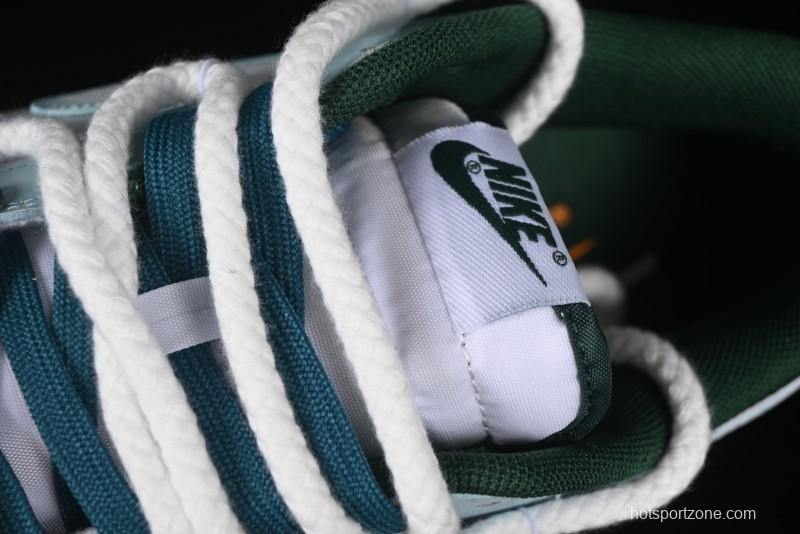 Nike Dunk Low Deconstructed Snake Emblem White Blue Low-Top Casual Sneakers - DD1391-101