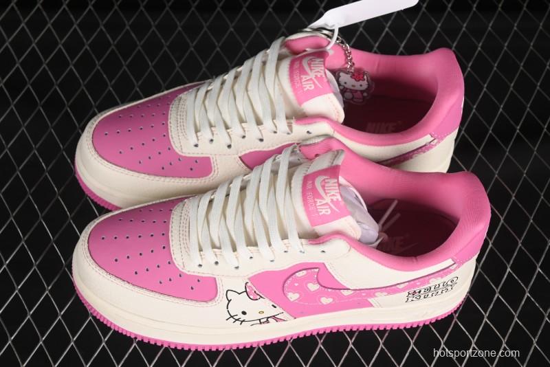 Nike Air Force 1 '07 Low Cartoon Cat Collaboration Pink Cartoon Cat Casual Sneakers - KK1988-082