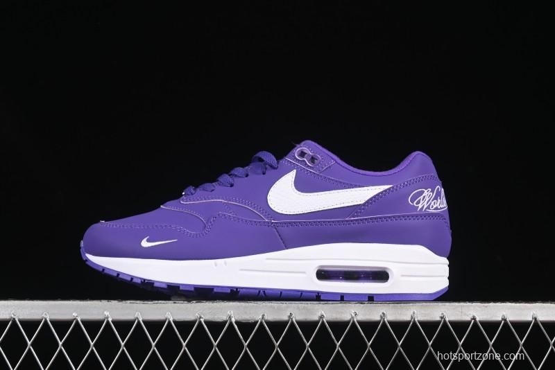 Nike Air Max 1 Retro Running Shoes with Half-Sole Air Cushion - HF8813-500
