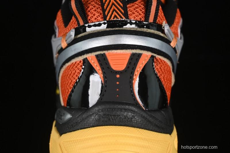 Off-White Be Right Low-Top Lifestyle Sneakers in Grey Orange - X.E5