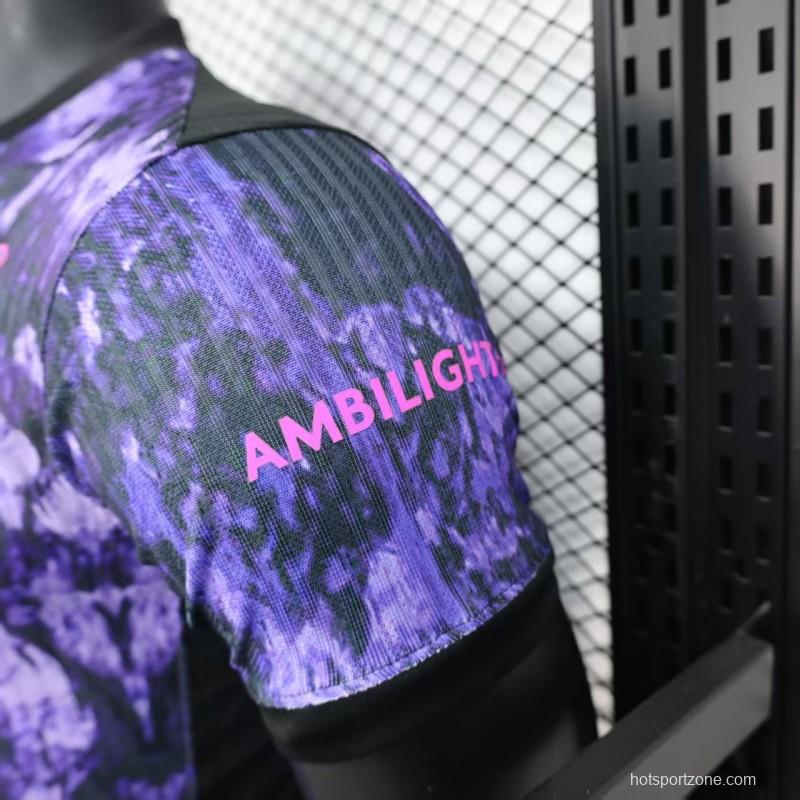 Player Version 25/26 FC Barcelona Purple with Marble Design Jersey