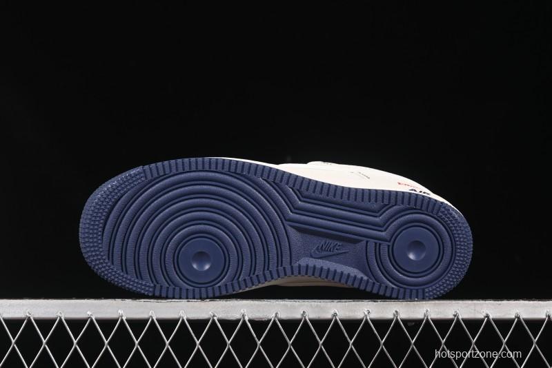 Nike Air Force 1 '07 Low Supreme Collaboration Casual Sneakers with Full-Length Air Cushion - HH7518-074