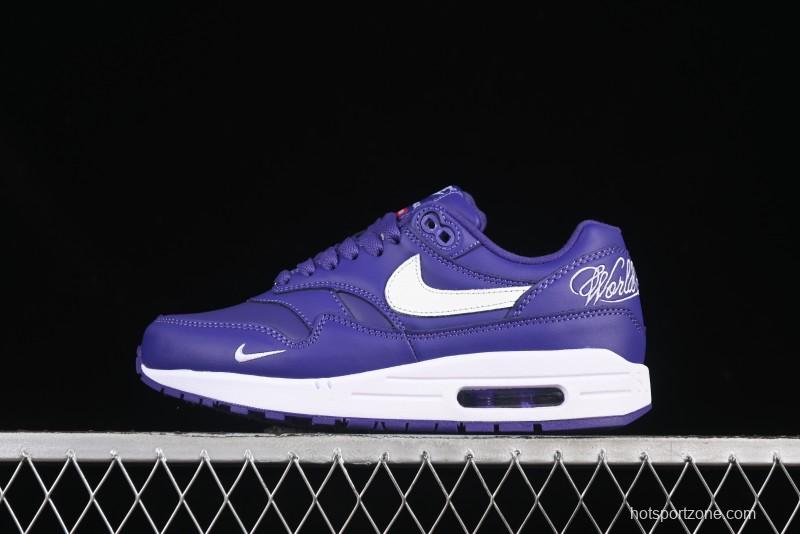 Nike Air Max 1 Retro Running Shoes with Half-Sole Air Cushion - HF8813-500