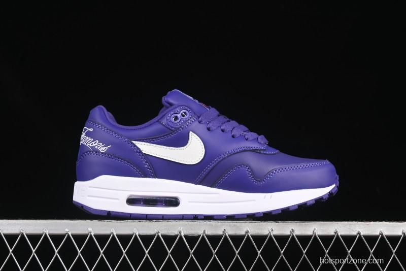 Nike Air Max 1 Retro Running Shoes with Half-Sole Air Cushion - HF8813-500