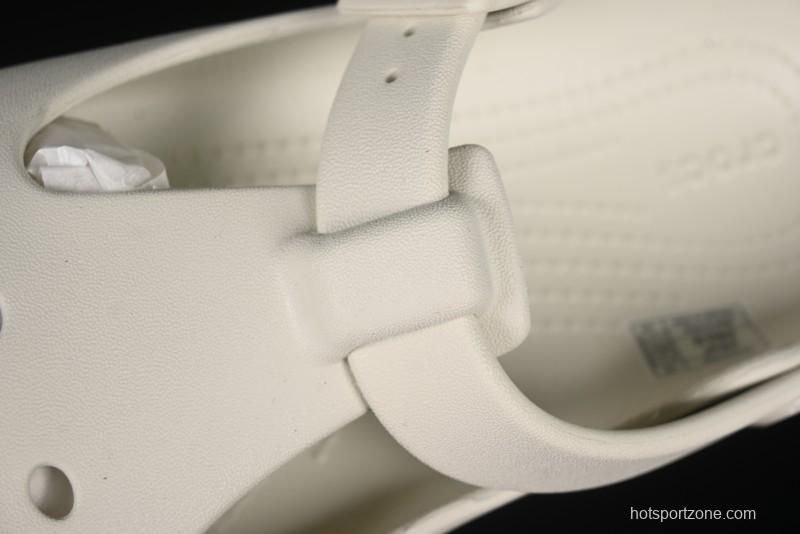 Crocs Mary Jane Classic Simple Casual Beach Clog Sandals - B.D4