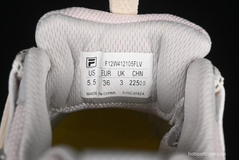 Fila Heritage Fluid Cat Claw 5.0 Vintage Dad Shoes with Lace-Up Design - F12W412105FLV