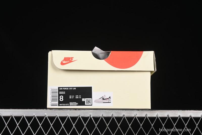 Nike Air Force 1 '07 Low Stussy Collaboration Dual-Tone Blue Red Logo Casual Sneakers - HH7518-072