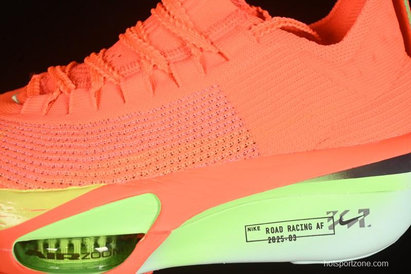 Nike Zoom VaporFly Next 3% Prototype Super Marathon Running Shoes with Dual Airzoom Cushion and ZoomX Foam - FD8315-600