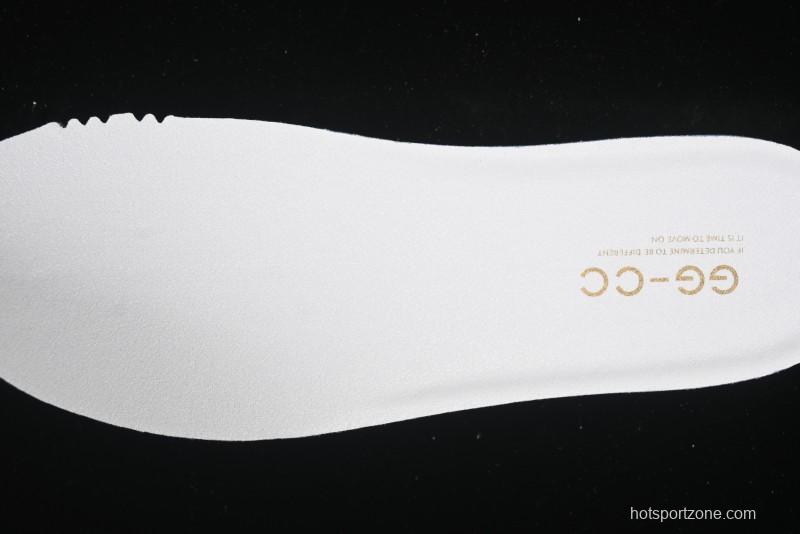 GG-CC Star-Design Lace-Up Hollow-Out Platform Sneakers with 5cm Height Boost - G25U9789