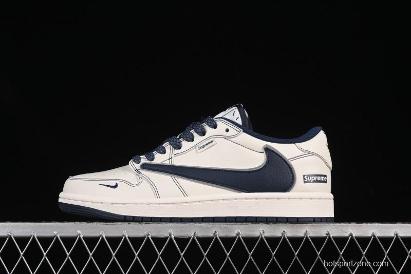 Nike Travis Scott x Fragment Design x Air Jordan 1 Low OG SP Casual Sneakers - DH0223-355