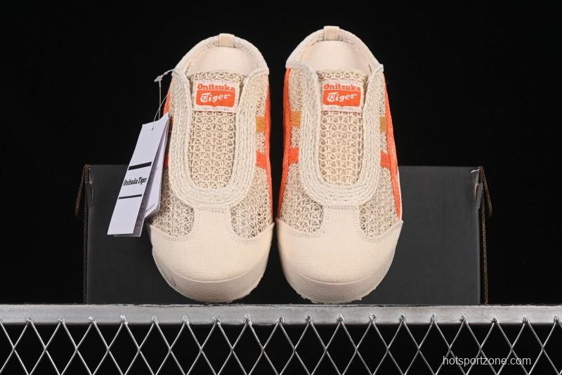 Onitsuka Tiger Mexico 66 Sabot Slip-On Sneakers with Breathable Mesh Upper - 1183C123-251