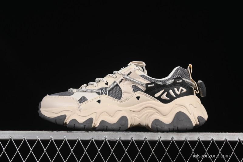 Fila Heritage Fluid Cat Paw 5.0 Retro Dad Shoes with Lace-Up Design - F12M442115FAG