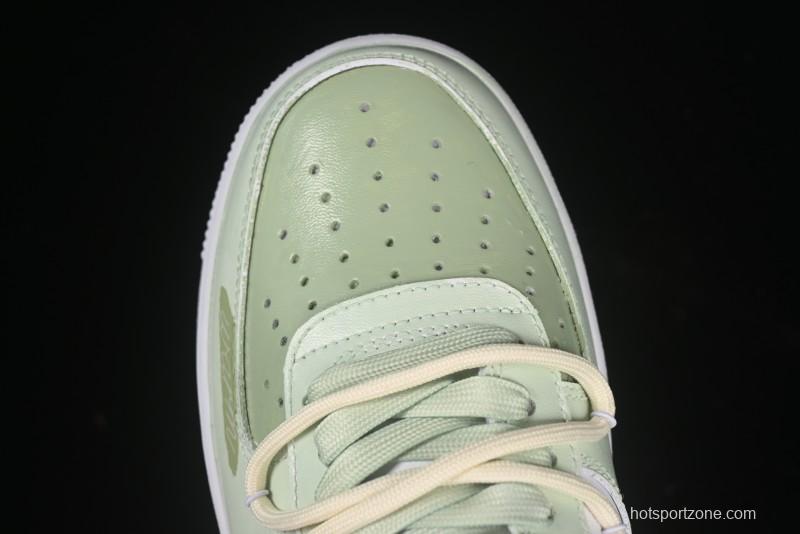 Nike Air Force 1'07 Low "Green Love" 520 Limited Edition Casual Sneakers with Small Green Heart Design - DH2920-111