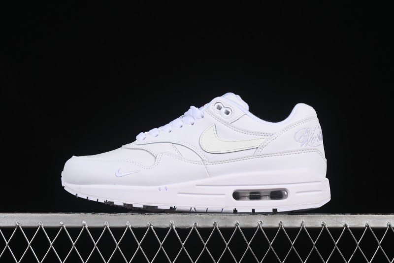 Nike Air Max 1 Retro Running Shoes with Half-Sole Air Cushion - HF8813-100