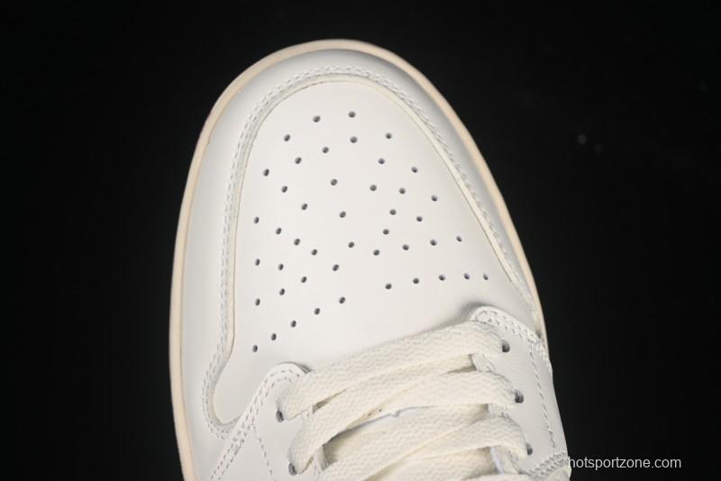 Nike Air Jordan 1 Low AJ1 Mismatched Swoosh Casual Sneakers - HV4511-133
