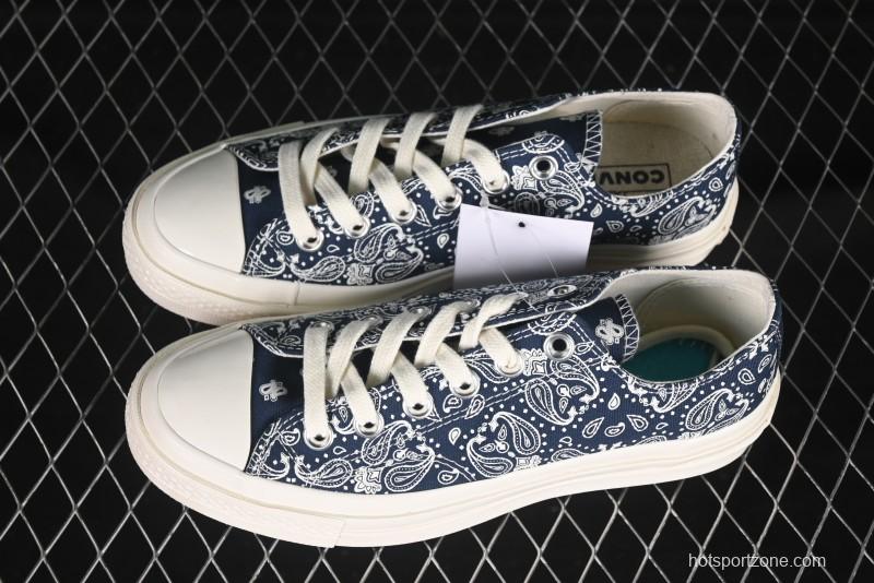 Converse Chuck 1970s Low Top Casual Sneakers with Paisley Pattern - A15751C