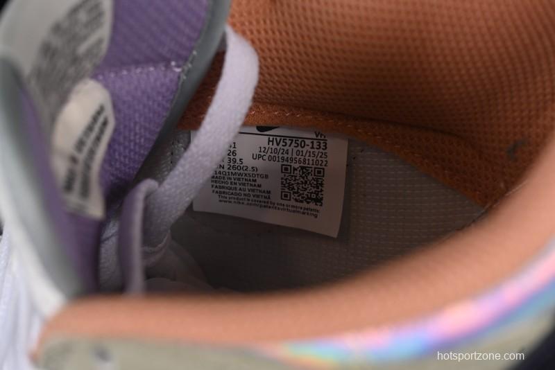 Nike Dunk Low Floral Swoosh Floral Theme Low-Top Casual Sneakers - HV5750-133