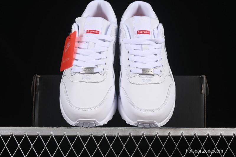 Nike Air Max 1 Retro Running Shoes with Half-Sole Air Cushion - HF8813-100