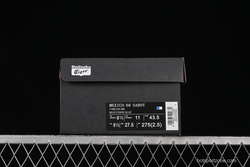 Onitsuka Tiger Mexico 66 Sabot Slip-On Shoes with Breathable Mesh Upper - 1183C123-200