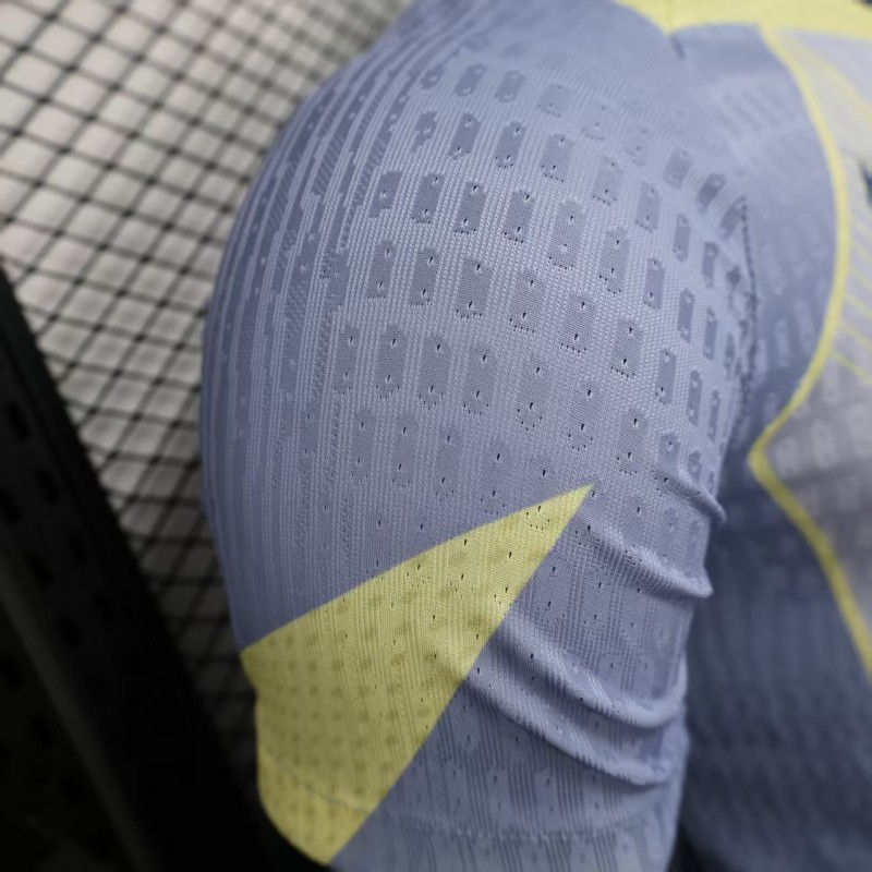 Player Version 25/26 Barcelona Light Blue with Geometric Pattern Jersey