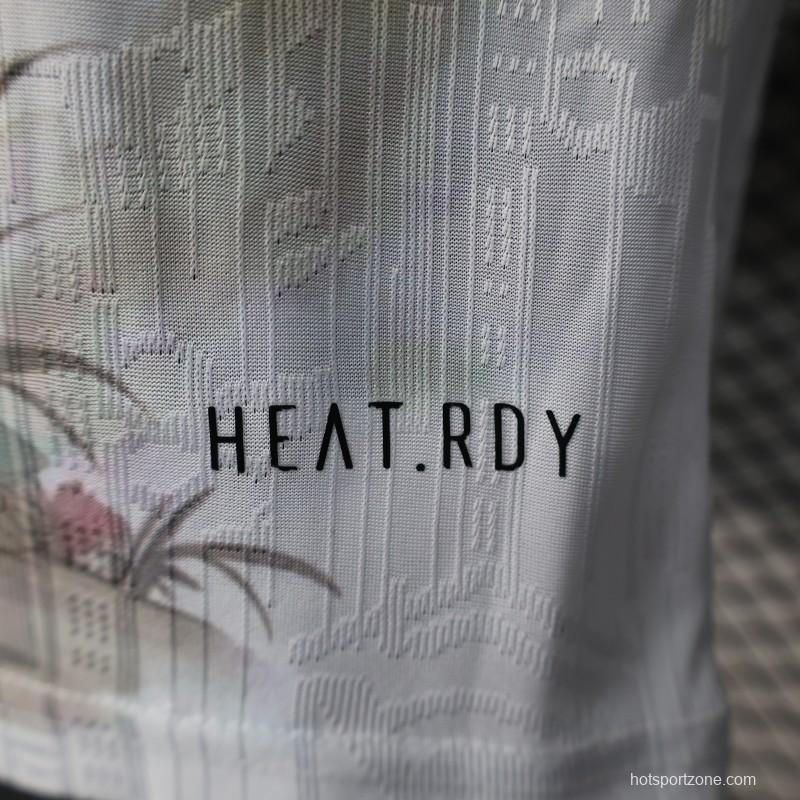 Player Version 2025 Japan White with Dragon Ball Nature Scene Jersey