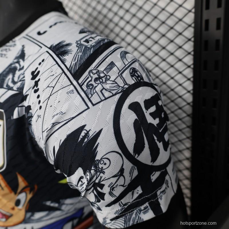 Player Version 2025 Japan White with Dragon Ball Manga Jersey