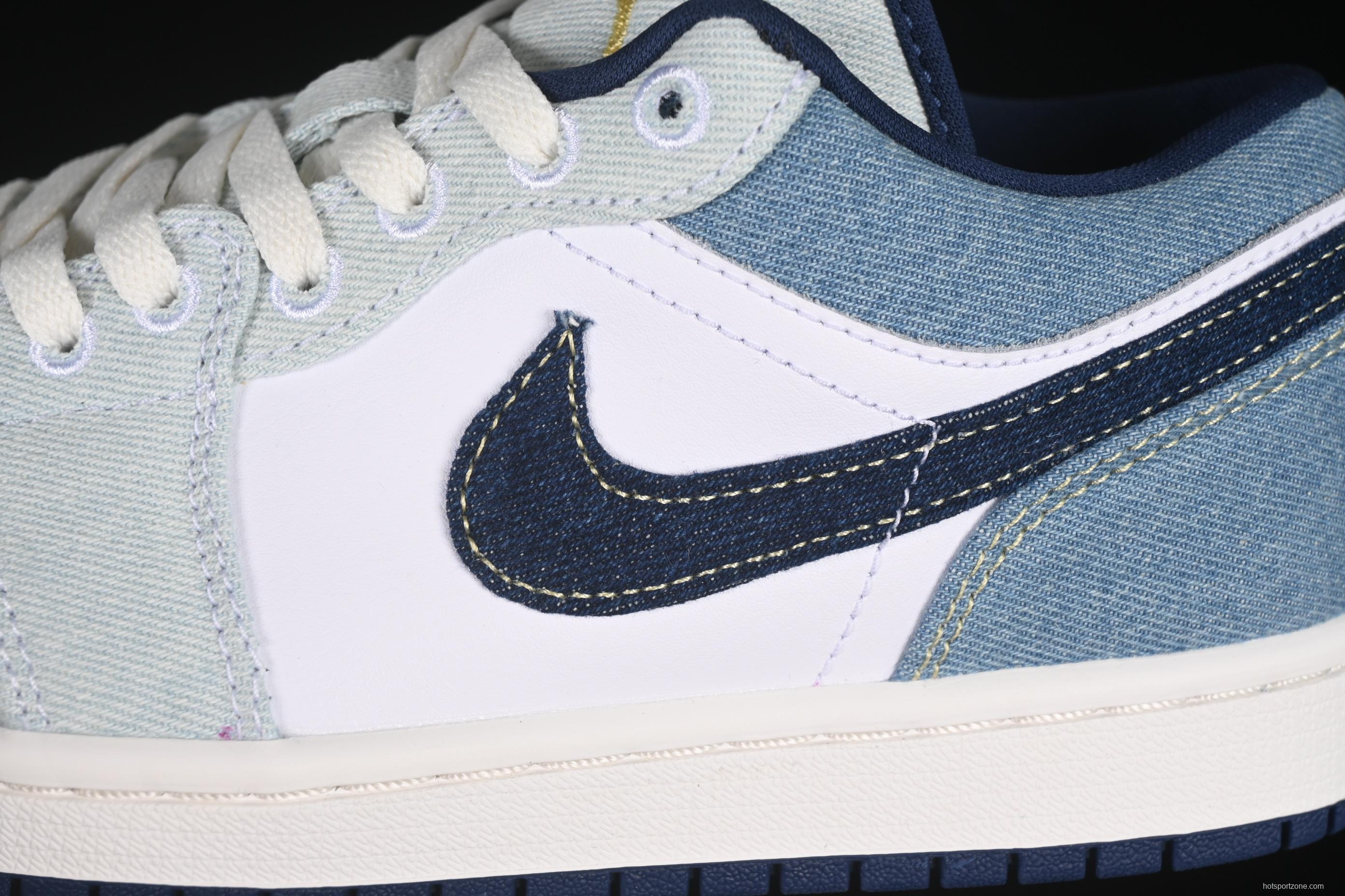 Nike Air Jordan 1 Low "Canadian Tuxedo" Basketball Shoes - IH0648-141