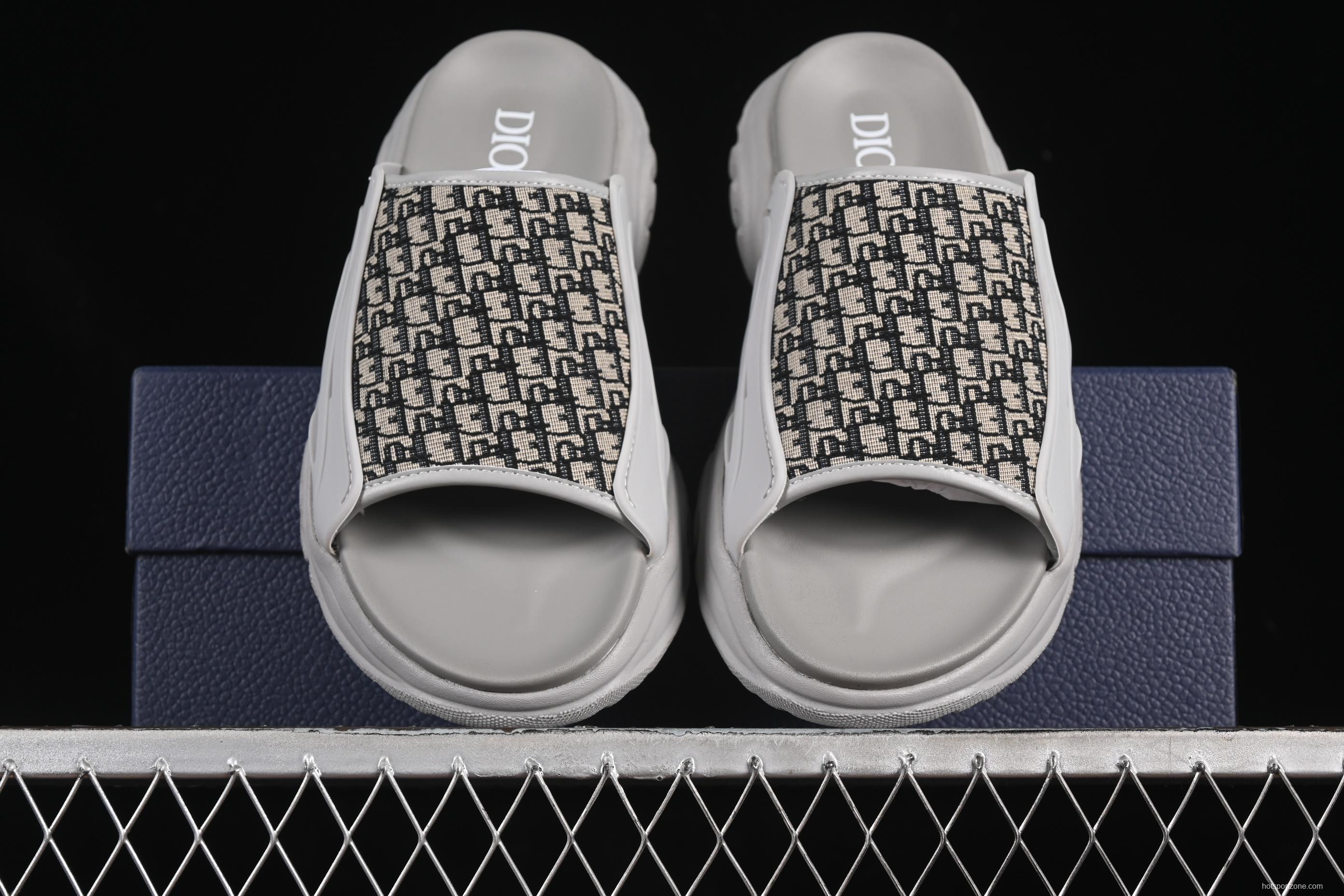 Dior H-Town Oblique Summer Men's Platform Casual Sandals - 3SA132ZYF