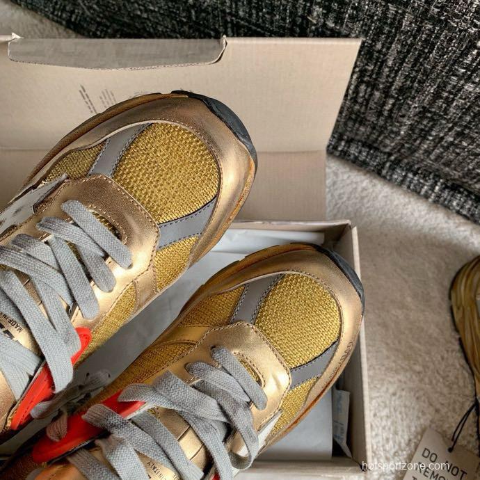 2024 Unisex GGDB Beige Grey Red Leather Mesh Sneakers