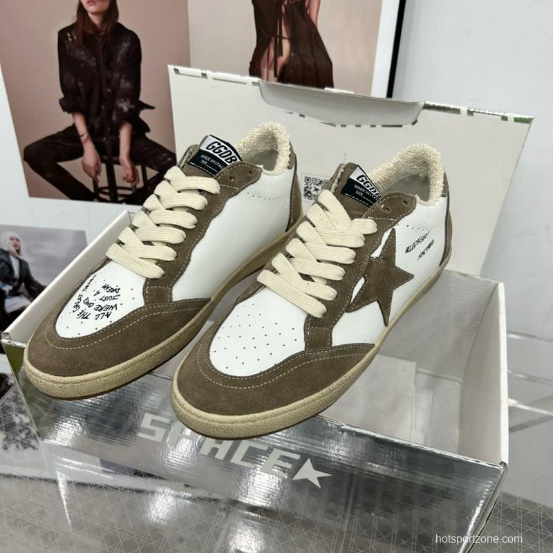 2024 Unisex GGDB White Green Suede Leather Sneakers MJ00260