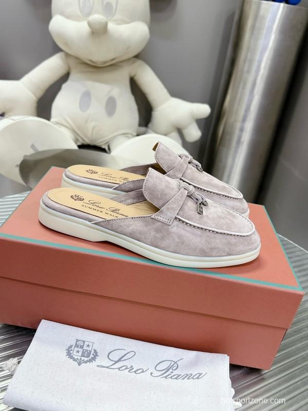 2024 Slippers LP gray suede slip-on MJ00270